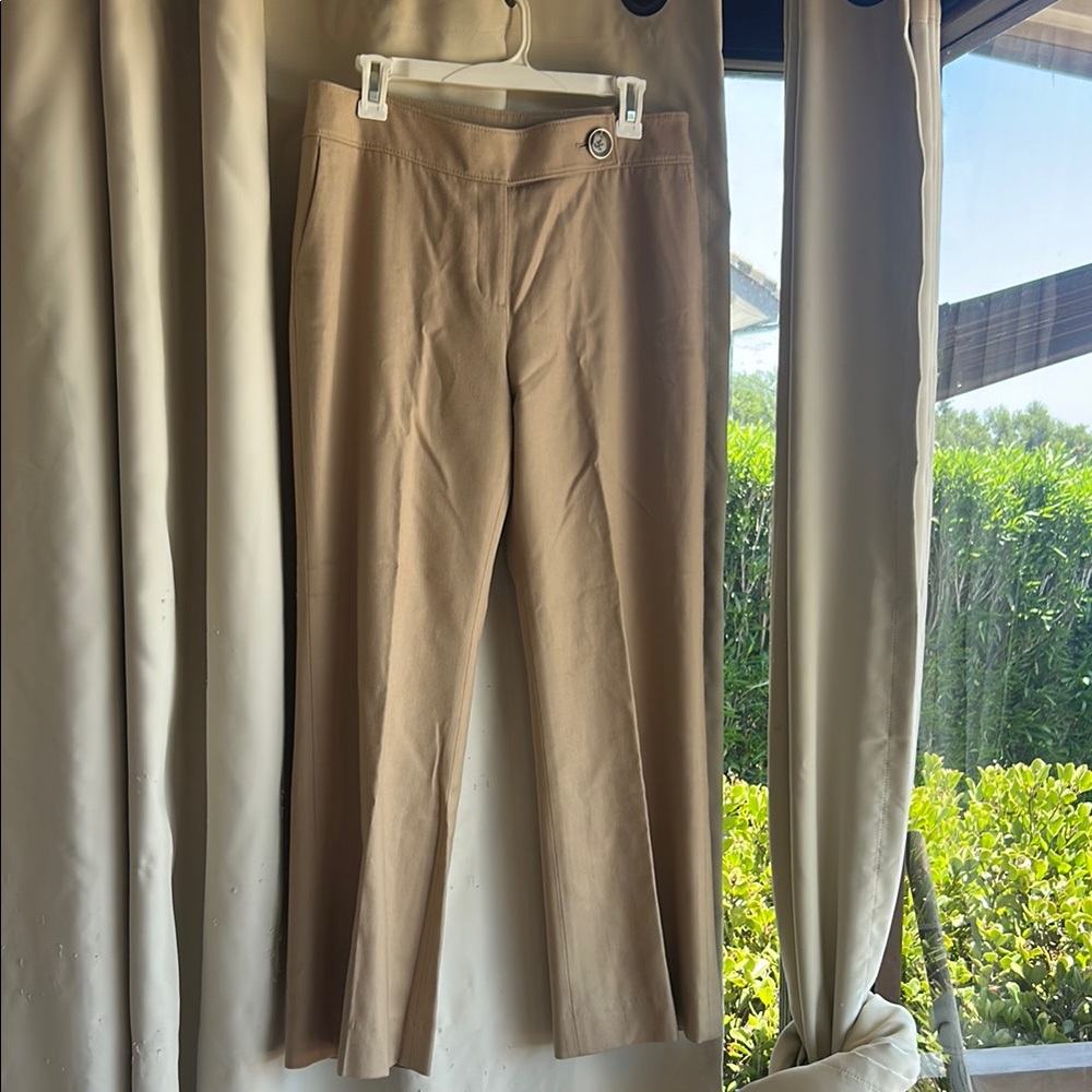 Fully lined wool and cashmere trousers